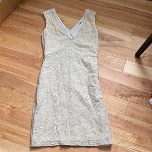 Charlotte Russe Cream Lace Dress